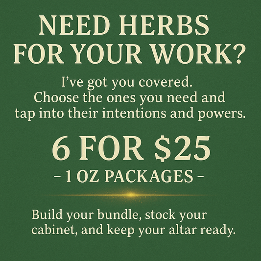 6 HERBS FOR $25