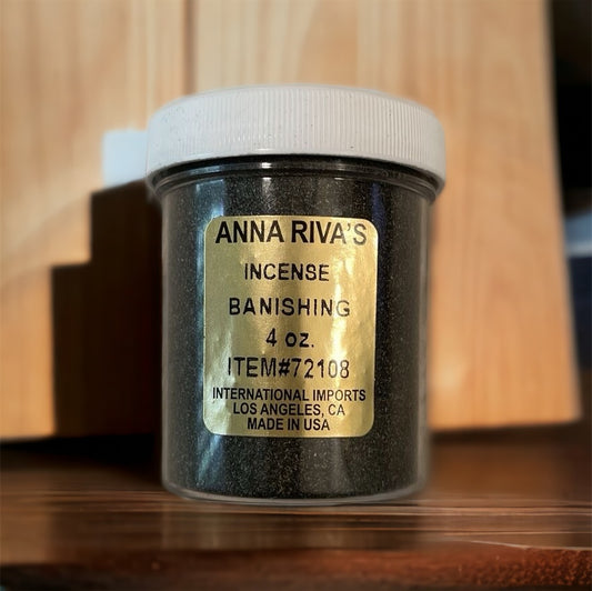Anna Riva's BANISHING Incense Powder 4 oz.