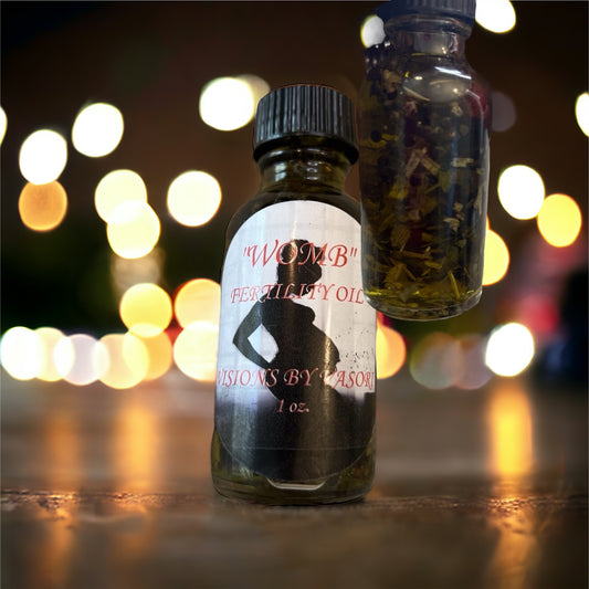 WOMB OIL – FOR FERTILITY, DIVINE FEMININE HEALING & CREATION