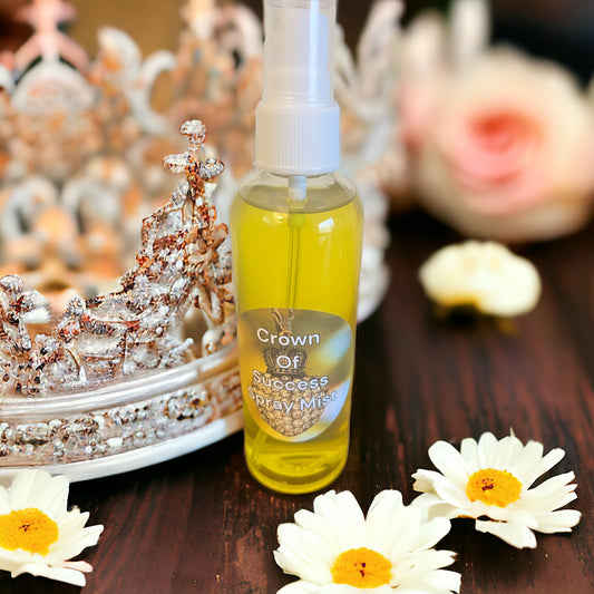 Crown of Success Mist With Moonstone Crystals 4 oz. Exclusively By Lady V