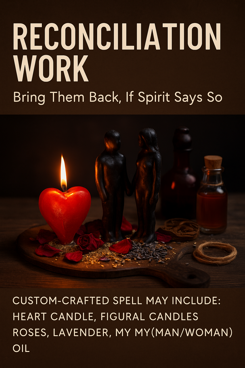 RECONCILIATION WORK –BRING THEM BACK TO ME