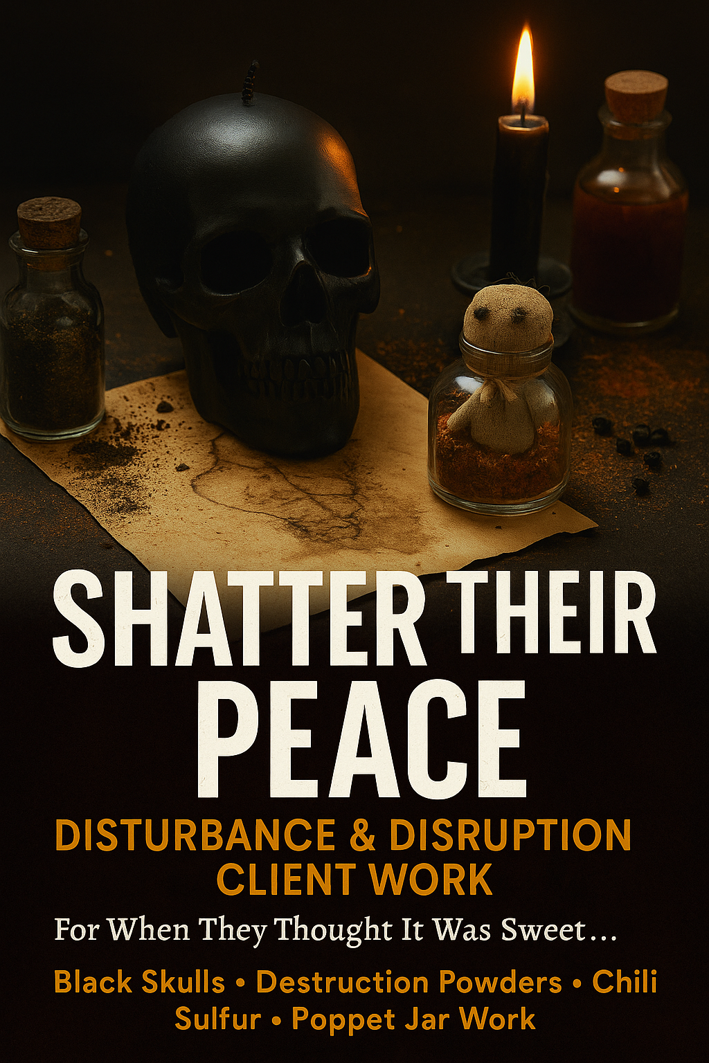 SHATTER THEIR PEACE • Disturbance & Disruption Client Work