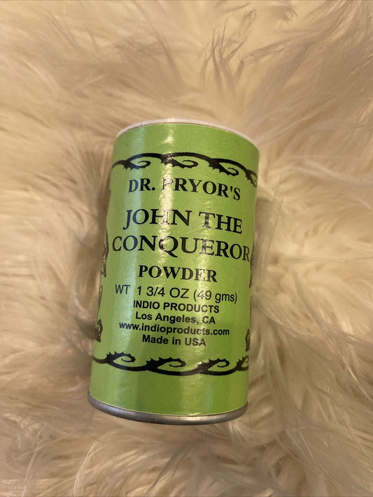 Dr. Pryor's Incense Powder ~ JOHN THE CONQUEROR~1 3/4 OZ.