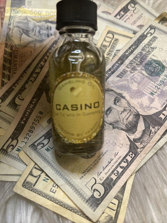 Casino Oil ~ Lady V Exclusive Conjure Oil 1 oz. Bottle~ CUSTOM MADE
