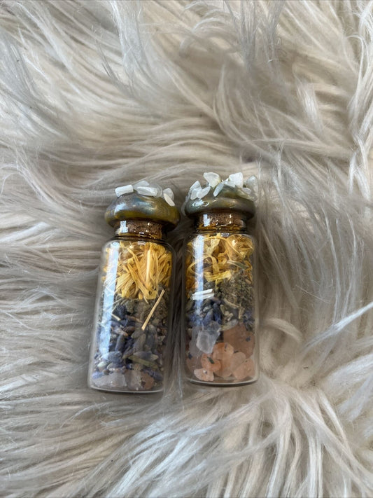 Dream Spell Jar ~A Vasori Exclusive 10 ML~ Wax Sealed With Moon Stone Tops