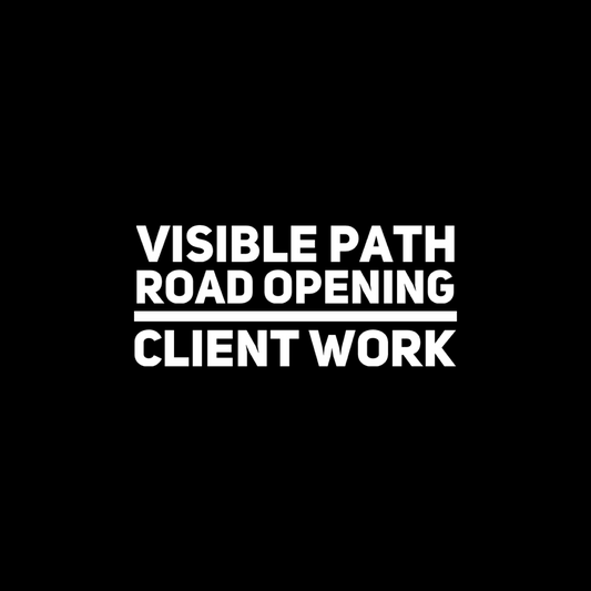 VISIBLE PATH ROAD OPENING CLIENT WORK