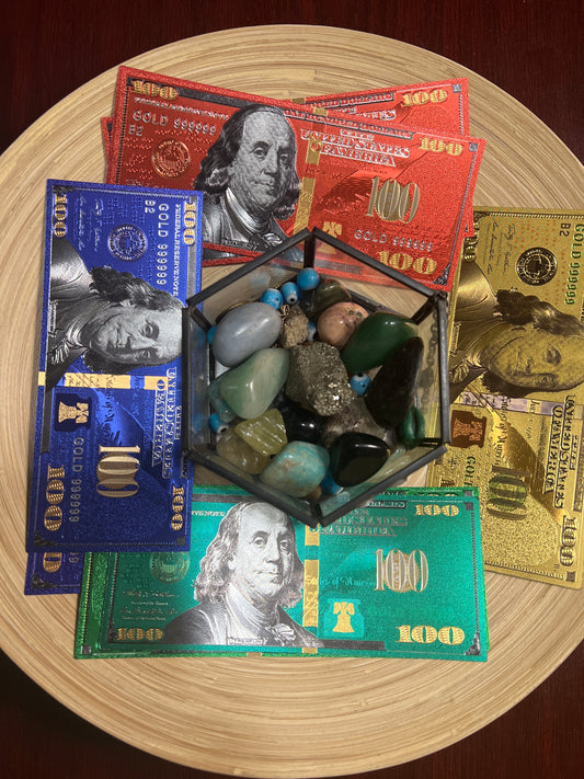 FREE SHIPPING • 2026 MANIFESTATION NOTES MONEY CARRY • END OF YEAR RITUAL TOKEN