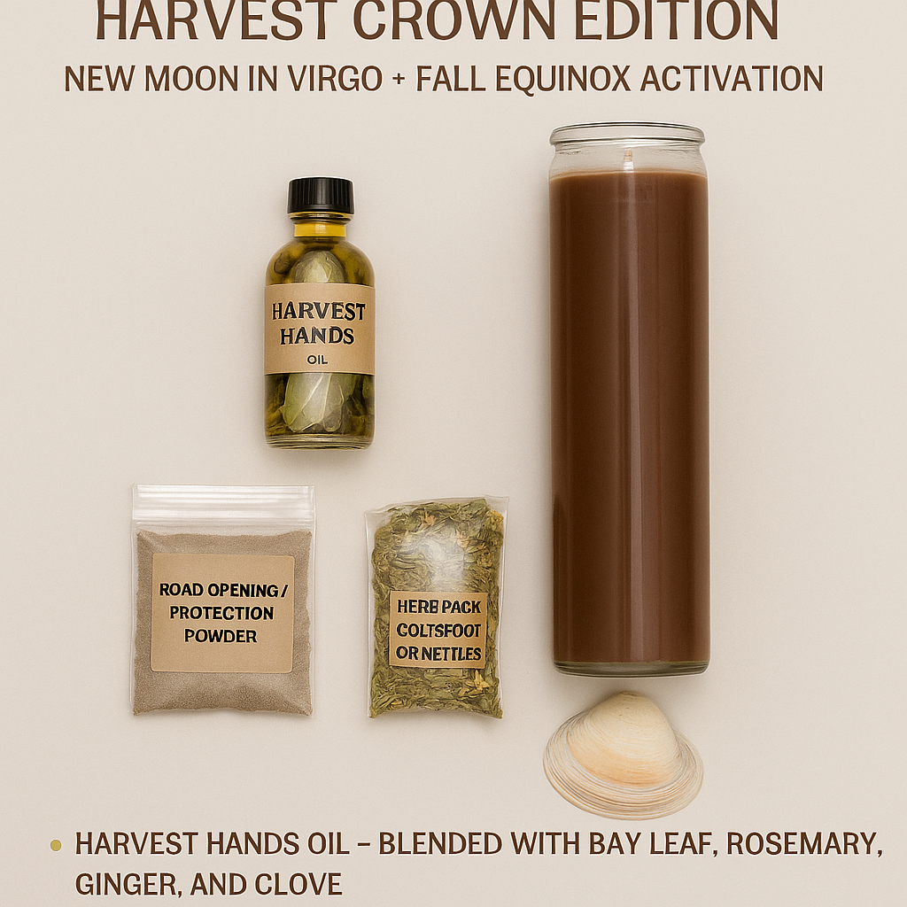 SEPTEMBER ETHER BOX – HARVEST CROWN EDITION (NEW MOON IN VIRGO + FALL EQUINOX ACTIVATION)