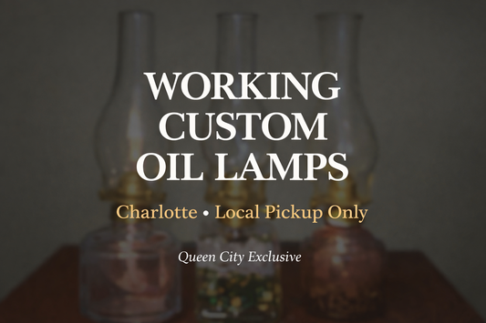 CUSTOM WORKING OIL LAMPS — QUEEN CITY LOCAL PICKUP