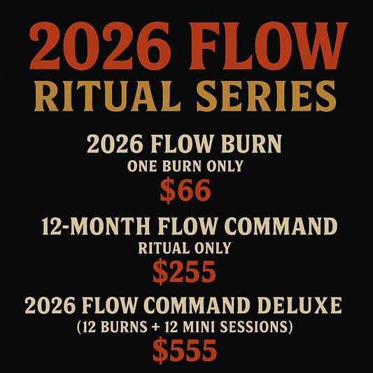 2026 FLOW RITUAL SERIES — TRIPLE REVERSIBLE WORK • BEFORE THE NEW YEAR CLEAN OUT