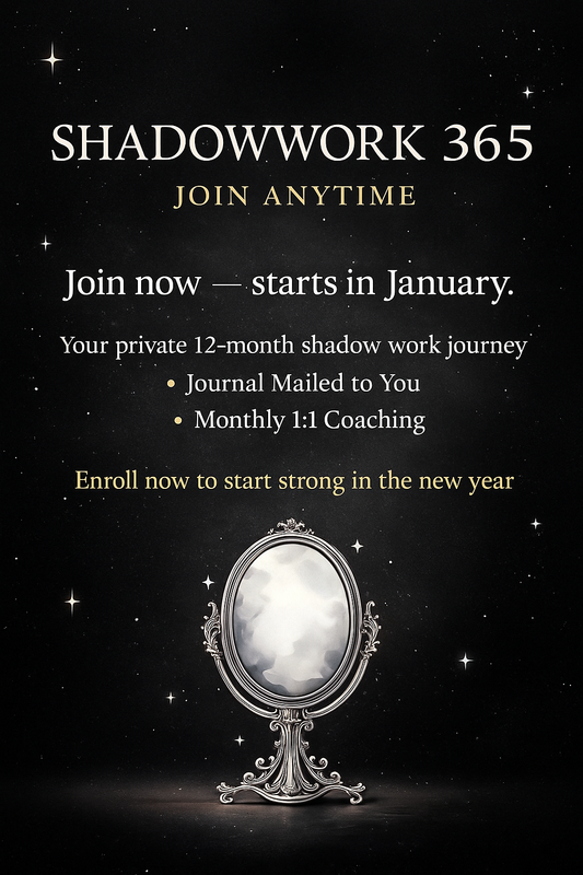 SHADOWORK 365 (JOIN ANYTIME) — PRIVATE 12-MONTH SHADOW WORK PROGRAM • FULL INNER WORK • WORKBOOK INCLUDED + MONTHLY 1:1
