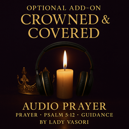 BUNDLE: DOUBLE FIRE, DOUBLE FAVOR – NEW MOON JULY 24 + 8.8 LIONS GATE
BONUS: CROWNED & COVERED AUDIO PRAYER